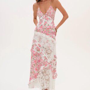 For Love and Lemons Rosalyn Maxi Dress